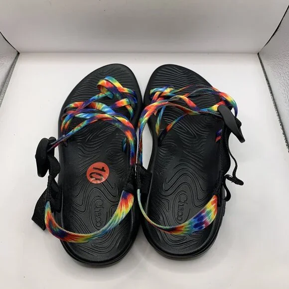 Chaco Z/Volv X2 Sandals - Women's tie dye sandals size 10 D21 Hiking Outdoor - Picture 4 of 7